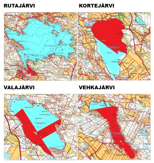 URJALANKYLÄ kaikki lupa-alueet